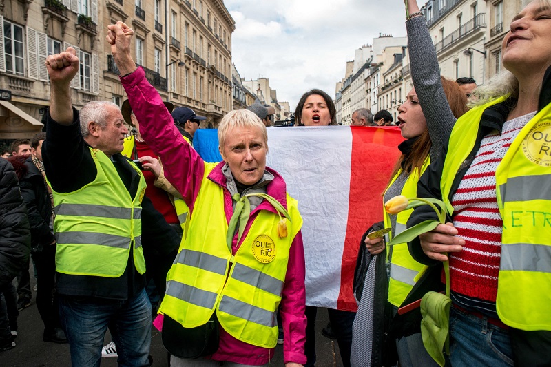 Žluté vesty vyrazí protestovat už 22. sobotu v řadě.