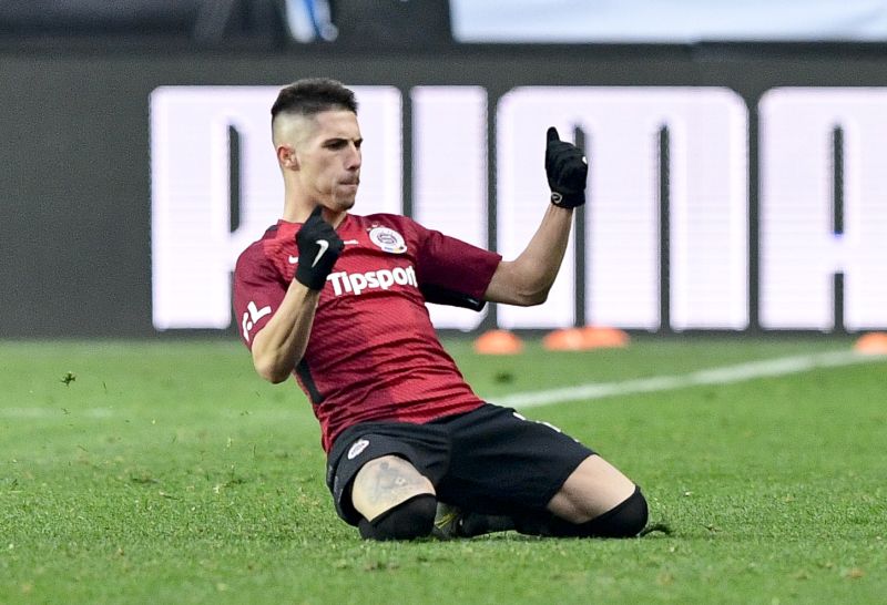Sparťanský fotbalista Srdjan Plavšič.