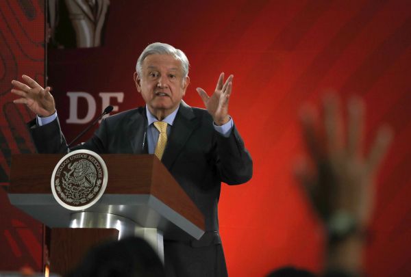 Mexický prezident Andrés Manuel López Obrador.
