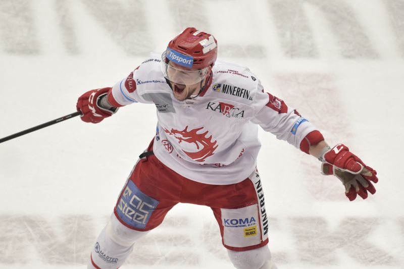 Třinecký hokejista Vladimír Dravecký.