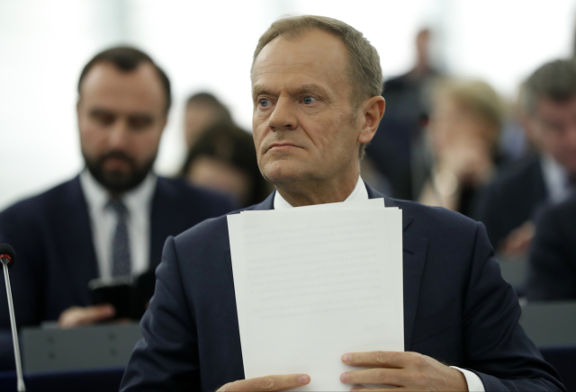 Předseda Evropské rady Donald Tusk.