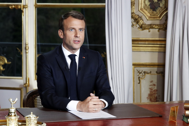 Francouzský prezident Emmanuel Macron.