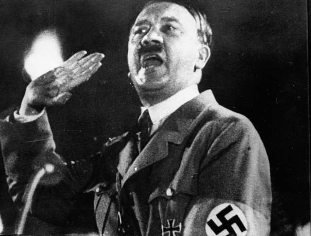 Nacistický vůdce Adolf Hitler.