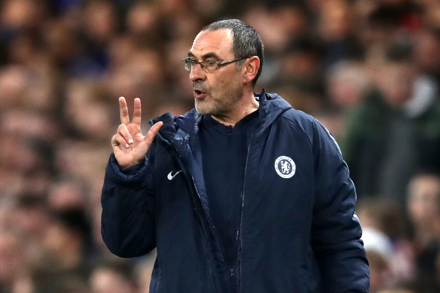 Trenér fotbalistů Chelsea Maurizio Sarri.