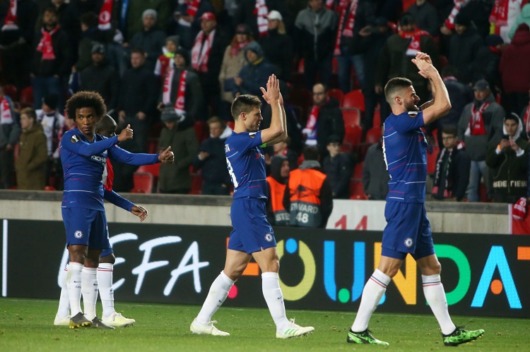 Hráči Chelsea.