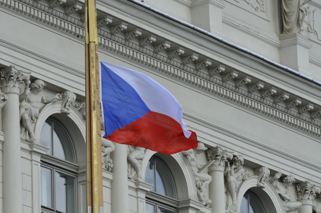 Vlajka České republiky. 