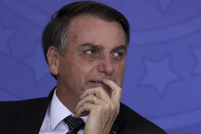 Brazilský prezident Jair Bolsonaro.