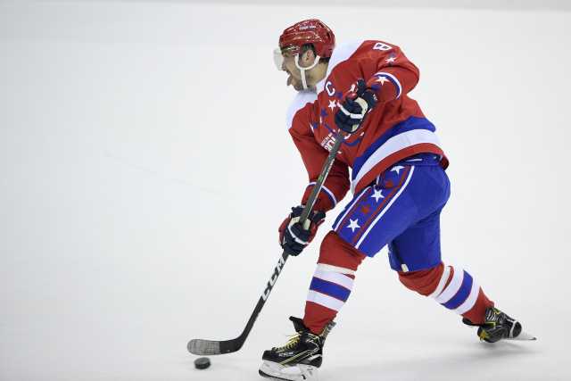 Nejlepší střelec NHL Alexandr Ovečkin.