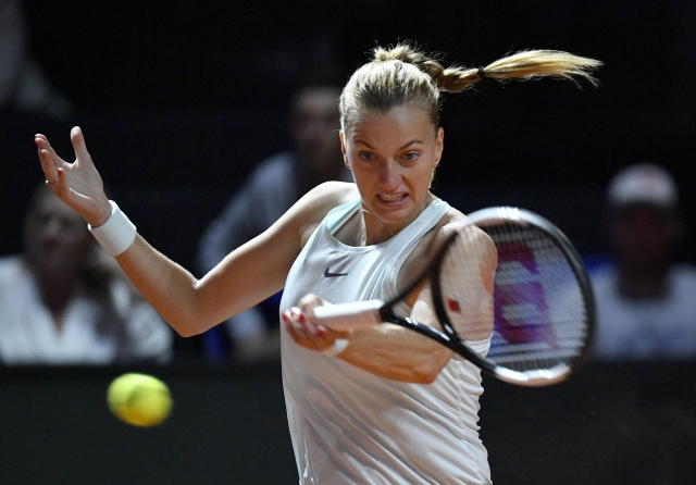 Petra Kvitová na turnaji v německém Stuttgartu.