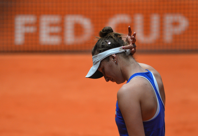 Tenistka Markéta Vondroušová. Tenistka Markéta Vondroušová.
