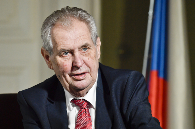 Prezident Miloš Zeman.