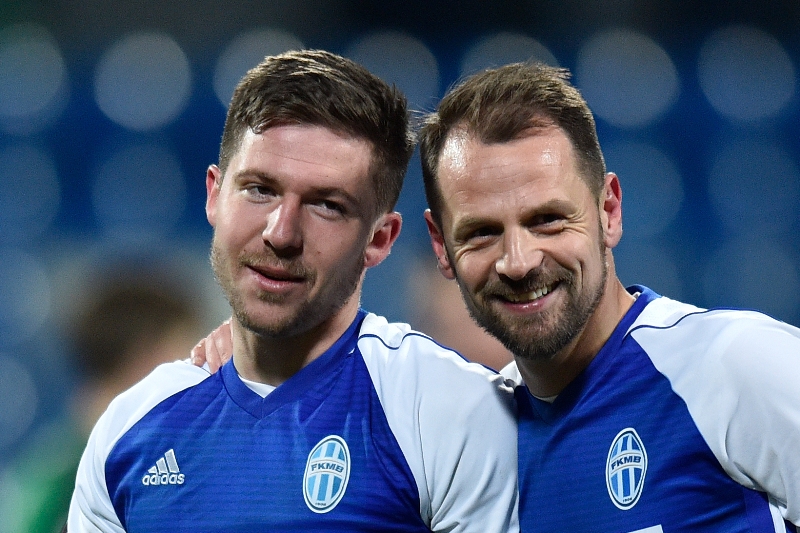 Tomáš Přikryl (vlevo) s legendou Boleslavi Markem Matějovským.