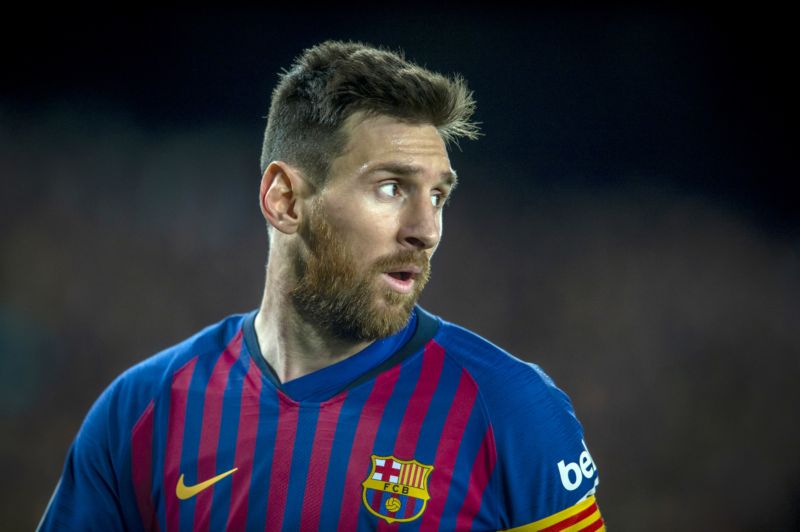Fotbalista Barcelony Lionel Messi.