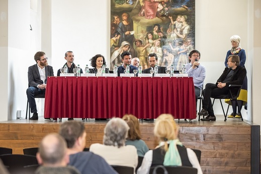 Tisková konference k filmu Il Boemo.