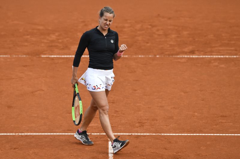 Česká tenistka Barbora Strýcová. Česká tenistka Barbora Strýcová.