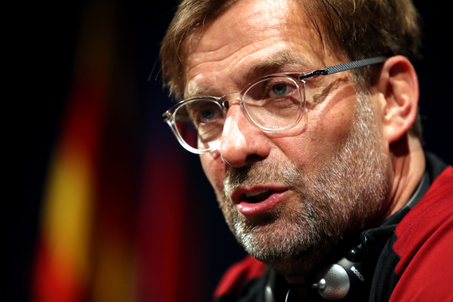 Trenér Jürgen Klopp. 