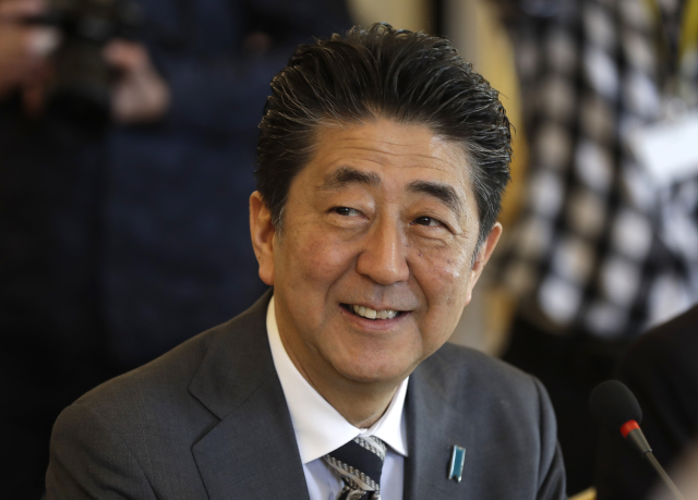 Japonský premiér Šinzó Abe.
