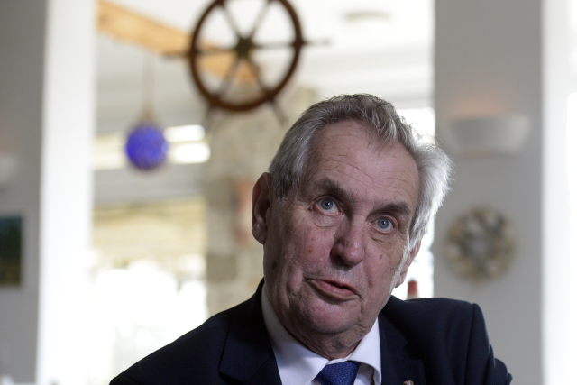 Prezident Miloš Zeman.