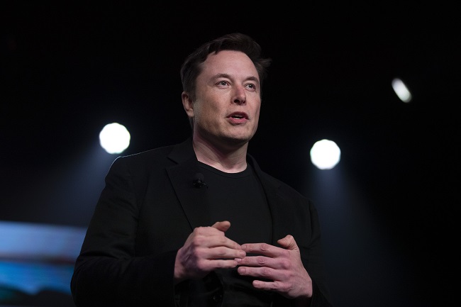 Generální ředitel Tesly Elon Musk.