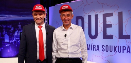 Duel Jaromíra Soukupa navštívil Andrej Babiš.