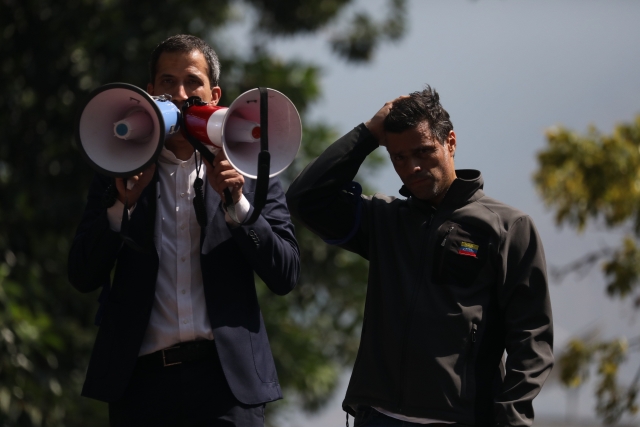 Venezuelský opoziční lídr Juan Guaidó.