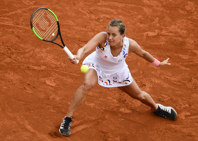 Česká hráčka Barbora Strýcová.