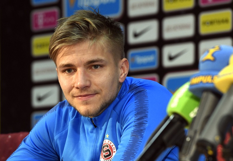 Fotbalista Sparty Martin Frýdek (ilustrační foto).