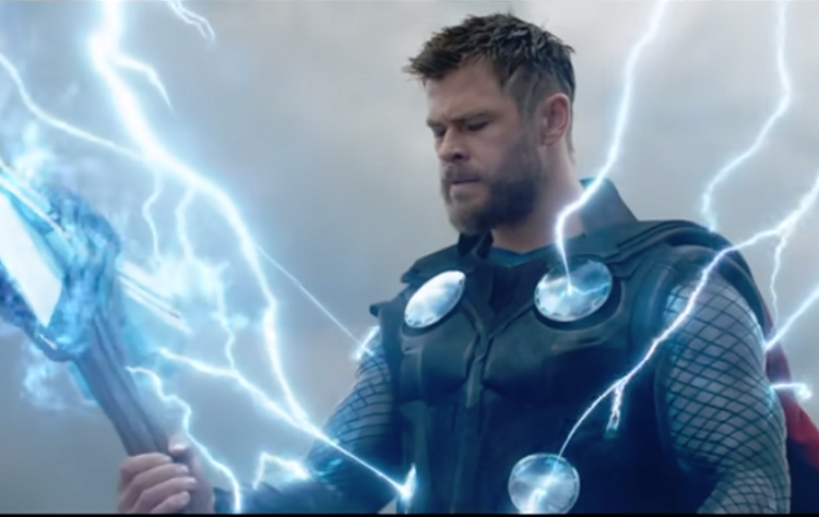 Snímek z filmu Avengers: Endgame.