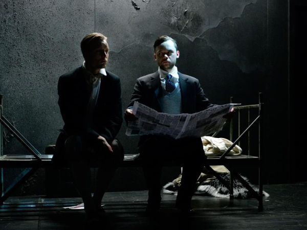 Snímek ze zkoušky muzikálu Thrill Me. Snímek ze zkoušky muzikálu Thrill Me.