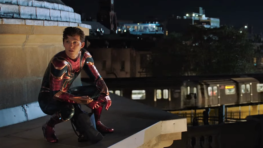 Snímek z traileru na Spider-Man: Daleko od domova.