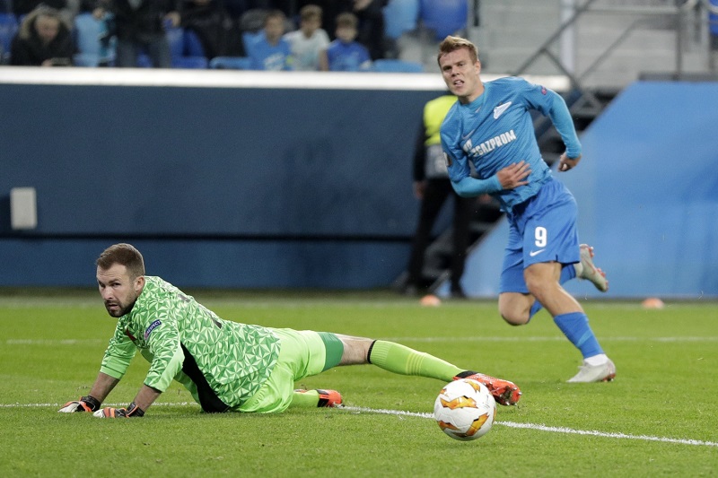 Älexandr Kokorin na podzim skóroval v Evropské lize i proti Slavii.
