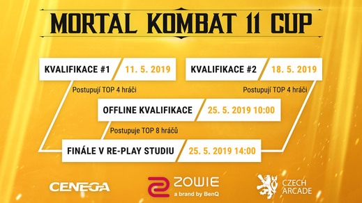 Blíží se turnaj v Mortal Kombat 11 o finanční odměnu a Zowie monitory. Finále proběhne off-line