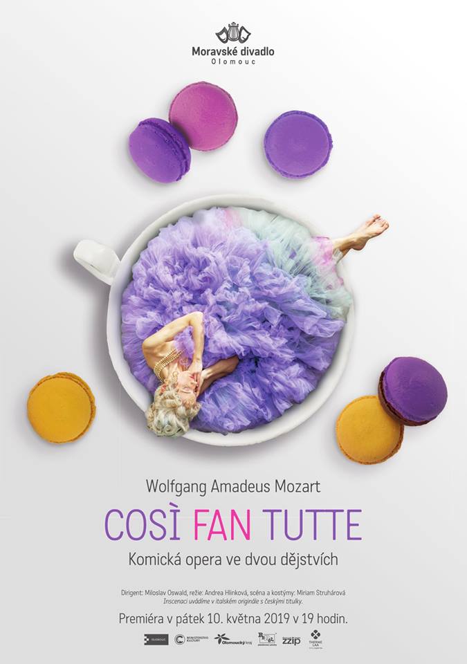 Plakát k opeře Cosi fan tutte.