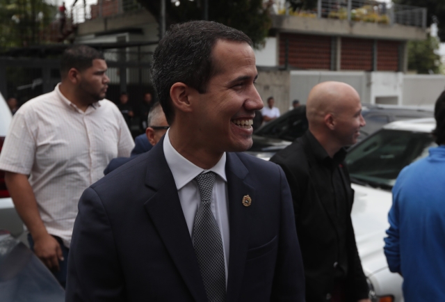 Lídr venezuelské opozice Juan Guaidó.