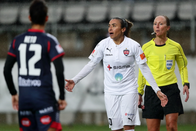 Brazilská fotbalistka Marta Vieira da Silva.
