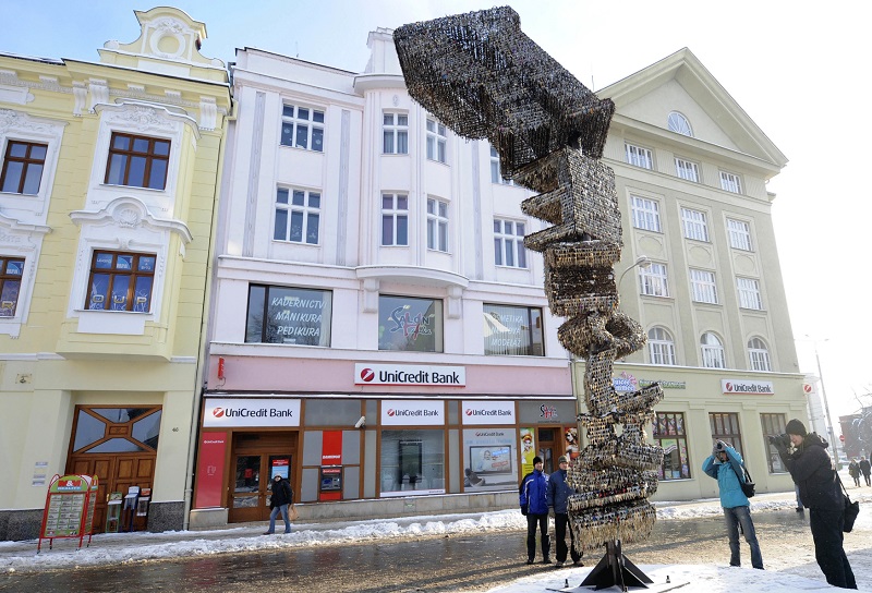 Klíčová socha Jiřího Davida.