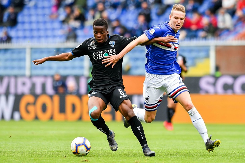 Český hráč ve službách italské Sampdorie Jakub Jankto.