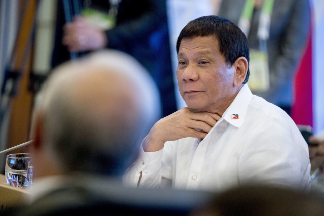 Filipínský prezident Rodrigo Duterte.