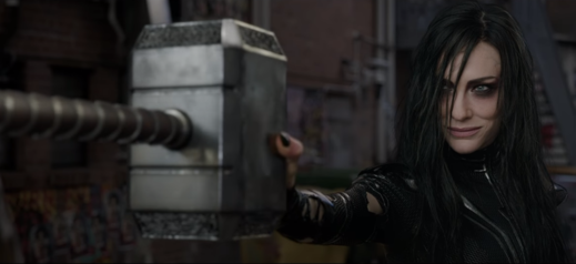 Hela - bohyně smrti ve snímku Thor: Ragnarok.