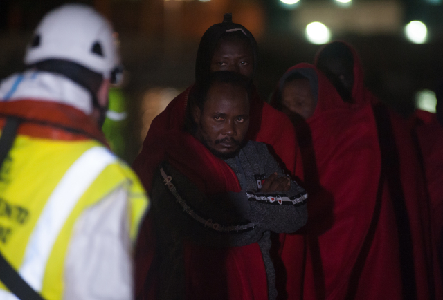 Migranti ve Španělsku, 7. května 2019.