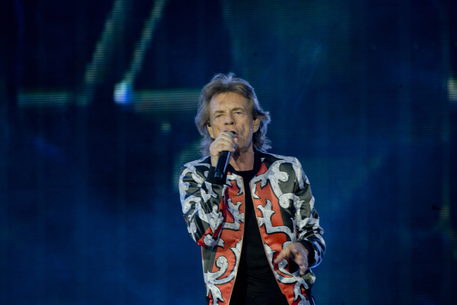 Frontman Rolling Stones Mick Jagger.