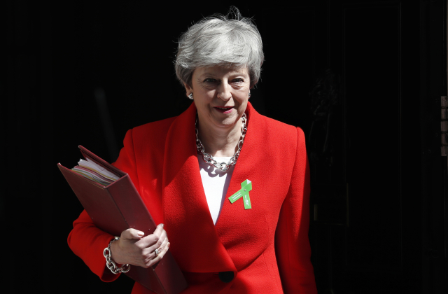Britská premiérka Theresa Mayová. Britská premiérka Theresa Mayová.