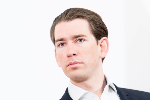 Kancléř Sebastian Kurz. Kancléř Sebastian Kurz.