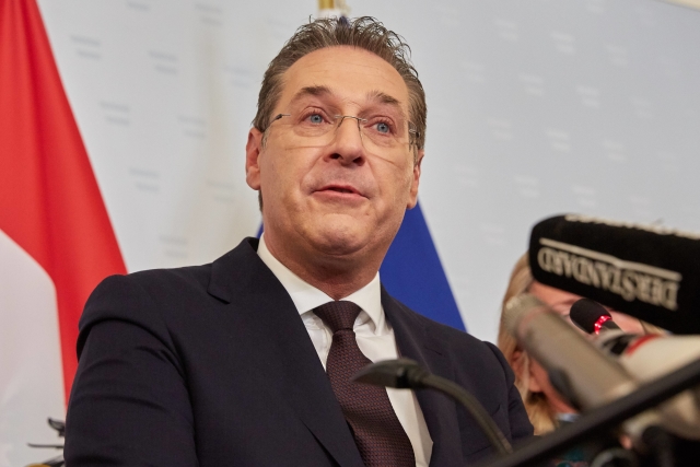 Šéf rakouských svobodných Heinz-Christian Strache.