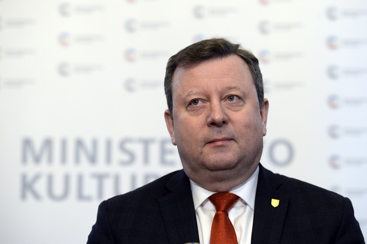 Ministr kultury Antonín Staněk.