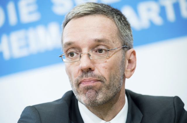 Ministr vnitra Herbert Kickl.