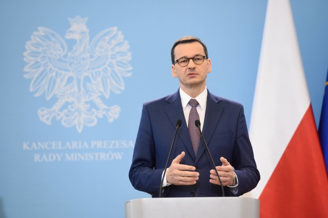Polský premiér Mateusz Morawiecki.