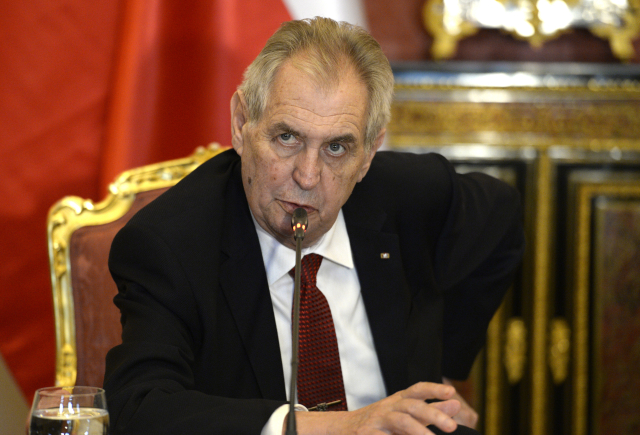 Prezident Miloš Zeman.