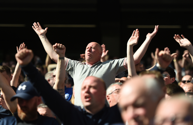 Fanoušci Tottenhamu.