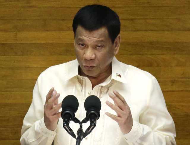 Filipínský prezident Rodrigo Duterte.
